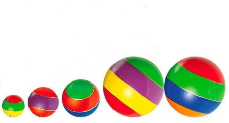 Купить Мячи резиновые (комплект из 5 мячей различного диаметра) в Игарке 